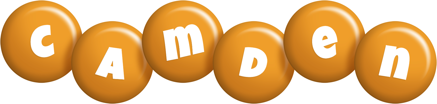 Camden candy-orange logo