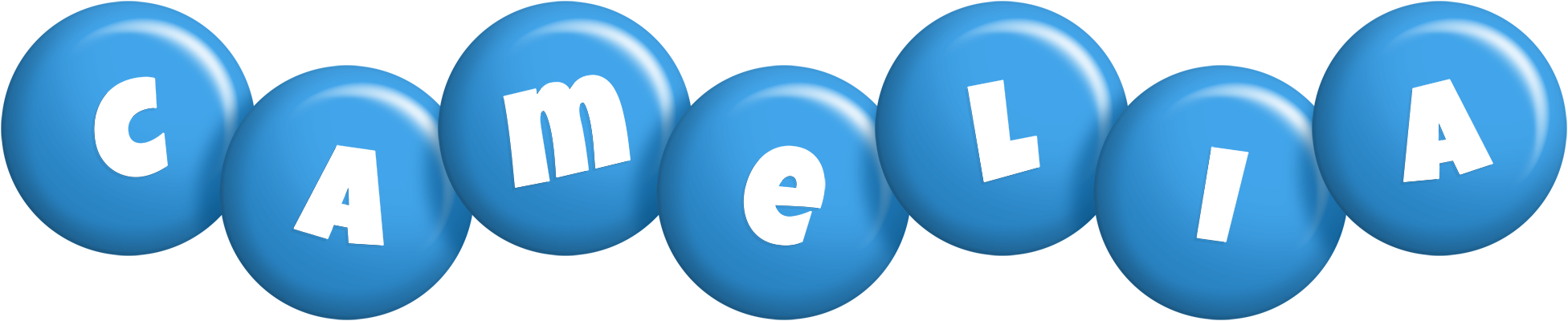 Camelia candy-blue logo