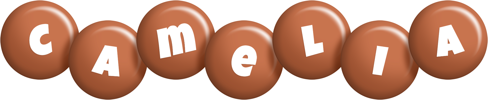 Camelia candy-brown logo