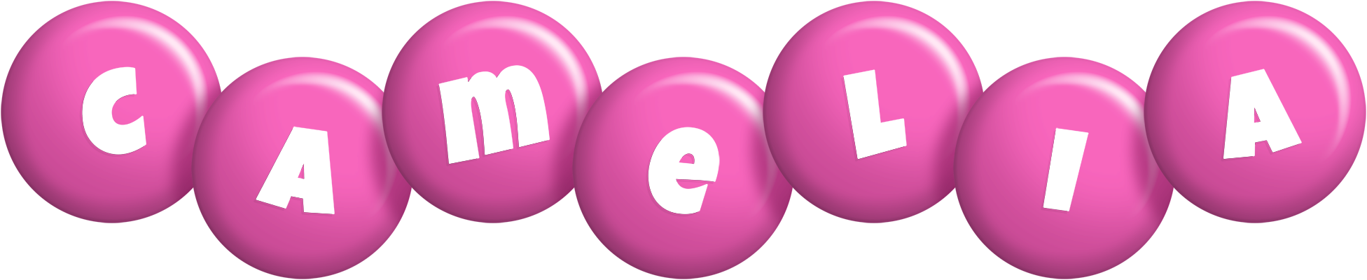 Camelia candy-pink logo