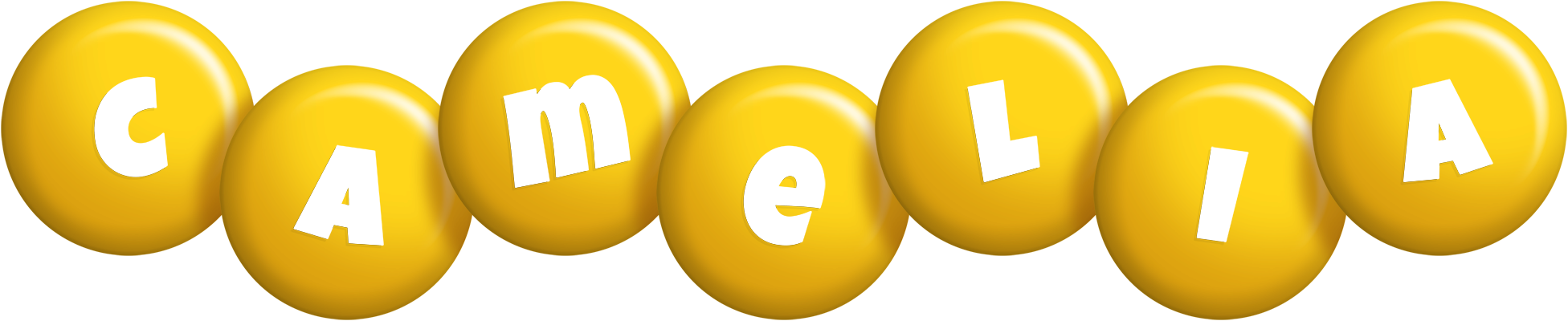 Camelia candy-yellow logo