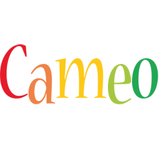 Cameo birthday logo