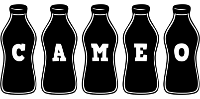 Cameo bottle logo