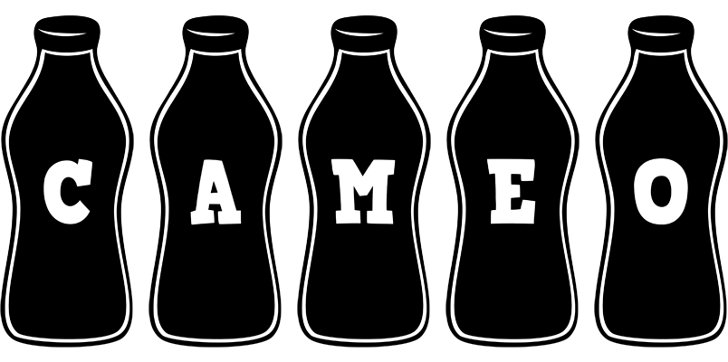 Cameo bottle logo
