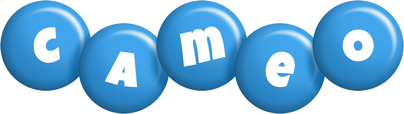 Cameo candy-blue logo