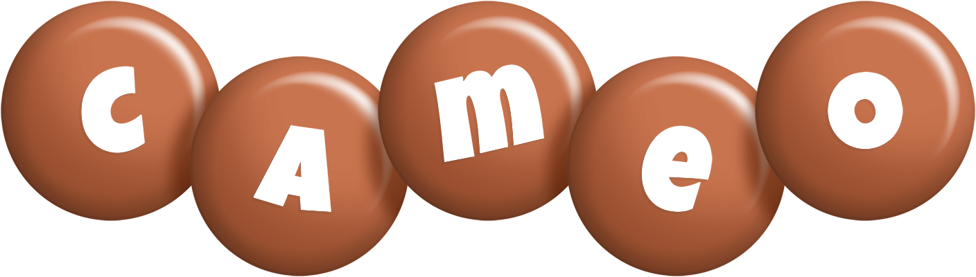 Cameo candy-brown logo