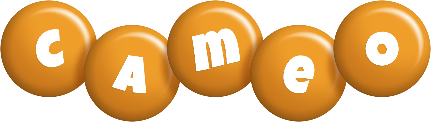 Cameo candy-orange logo