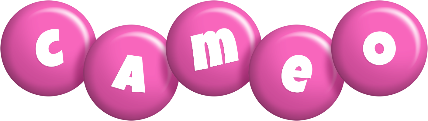 Cameo candy-pink logo