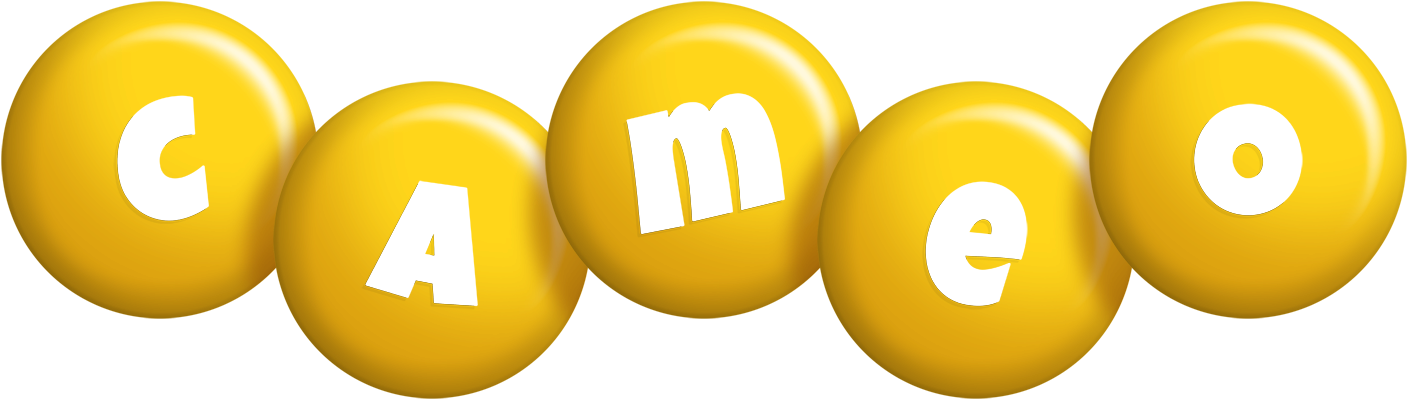 Cameo candy-yellow logo