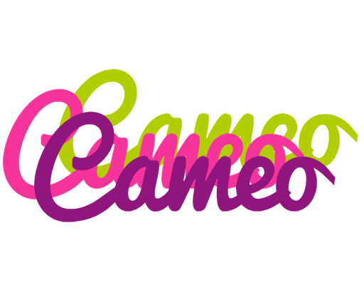 Cameo flowers logo