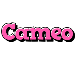 Cameo girlish logo