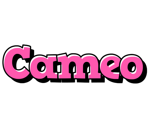 Cameo girlish logo