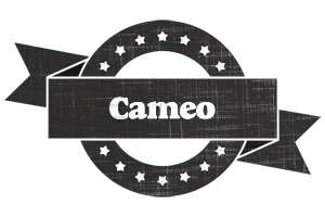 Cameo grunge logo