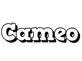 Cameo snowing logo