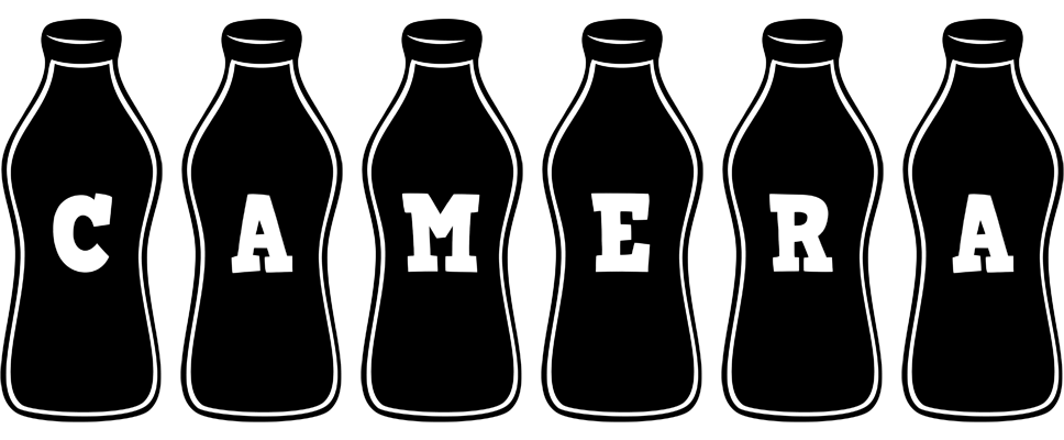 Camera bottle logo