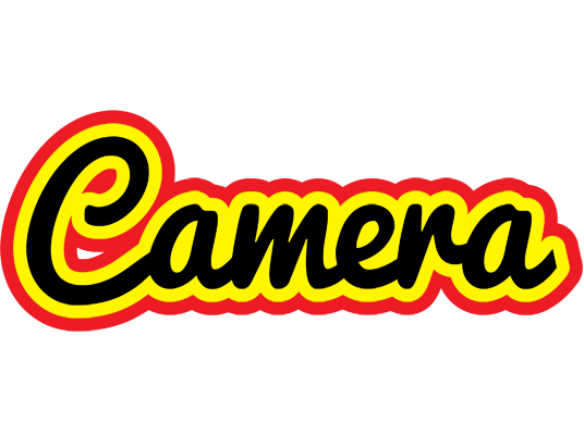 Camera flaming logo
