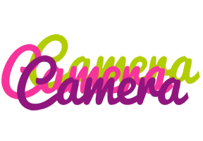 Camera flowers logo