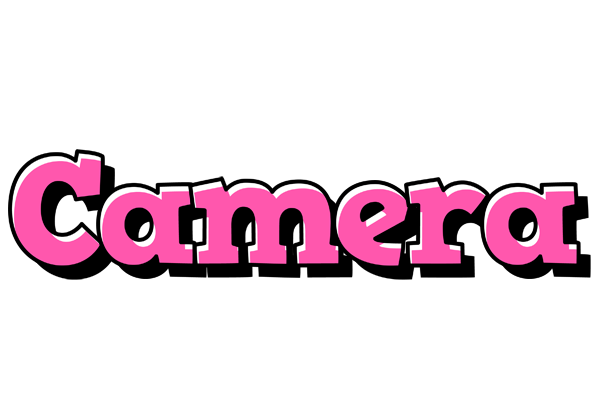 Camera girlish logo