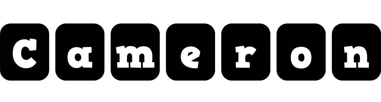 Cameron box logo