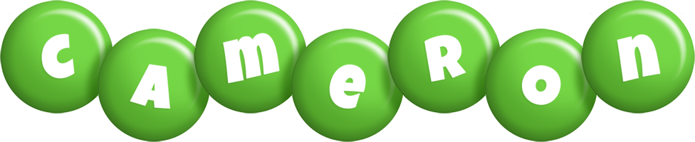 Cameron candy-green logo