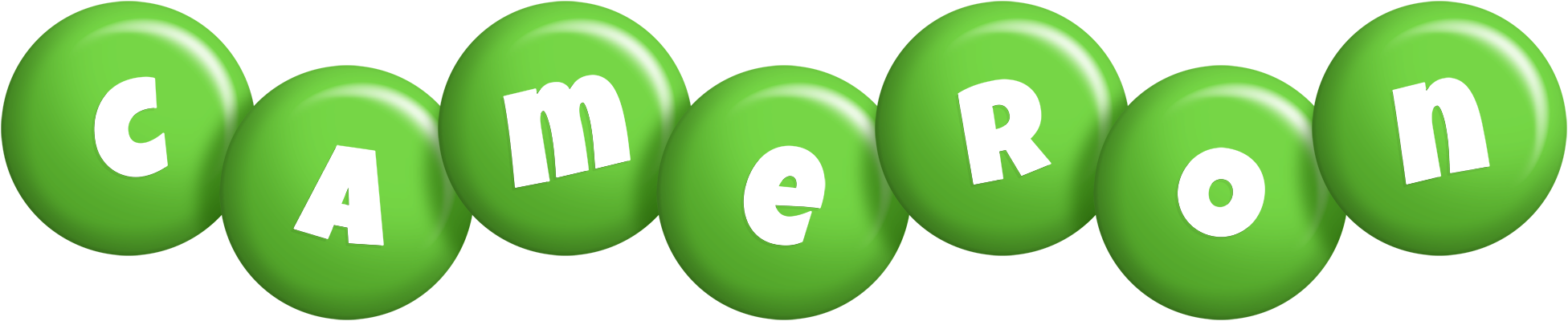 Cameron candy-green logo