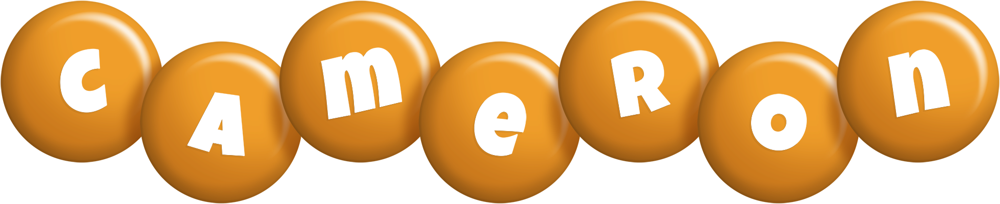 Cameron candy-orange logo