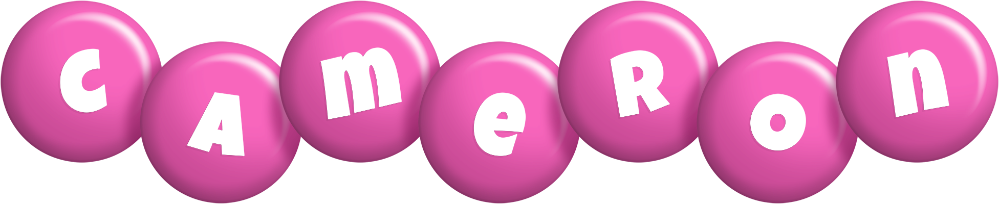 Cameron candy-pink logo