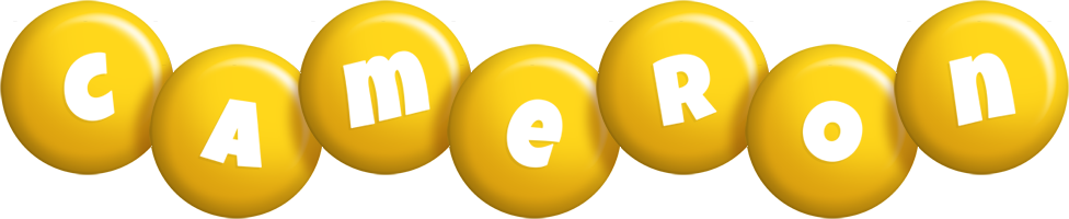 Cameron candy-yellow logo