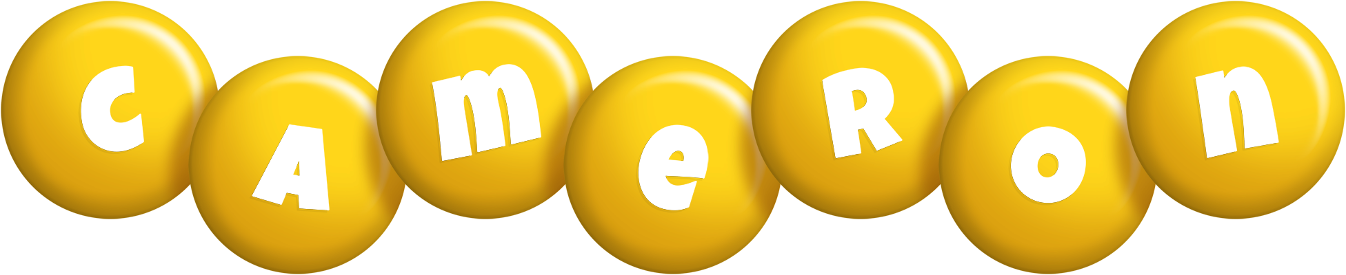 Cameron candy-yellow logo