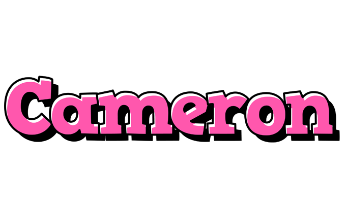 Cameron girlish logo