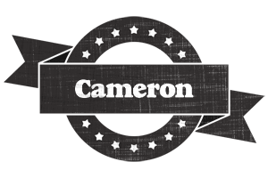 Cameron grunge logo