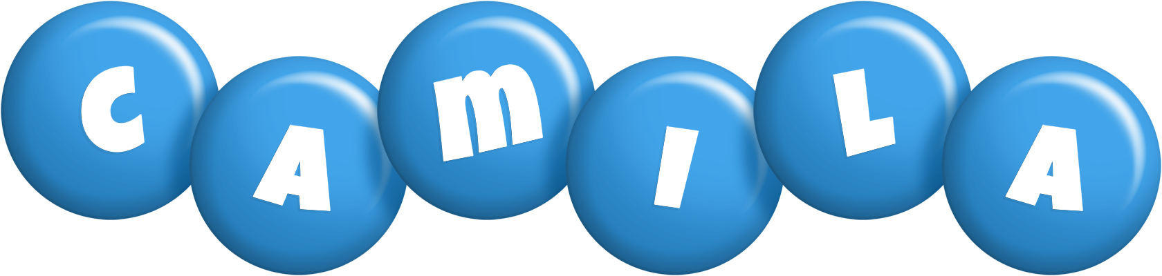 Camila candy-blue logo