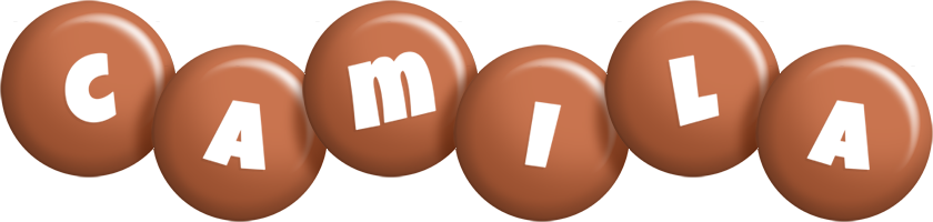 Camila candy-brown logo