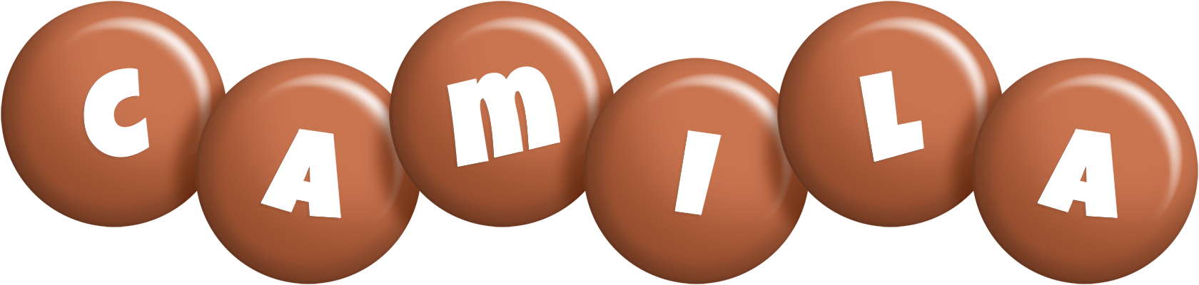Camila candy-brown logo