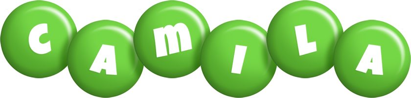 Camila candy-green logo