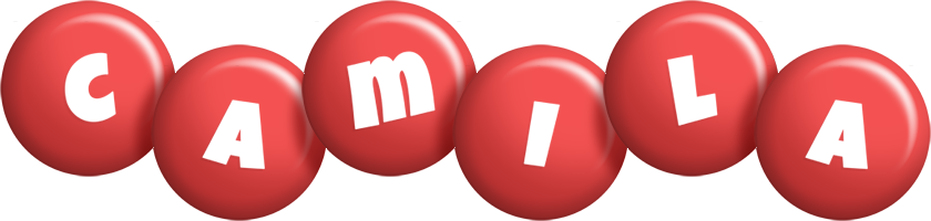 Camila candy-red logo