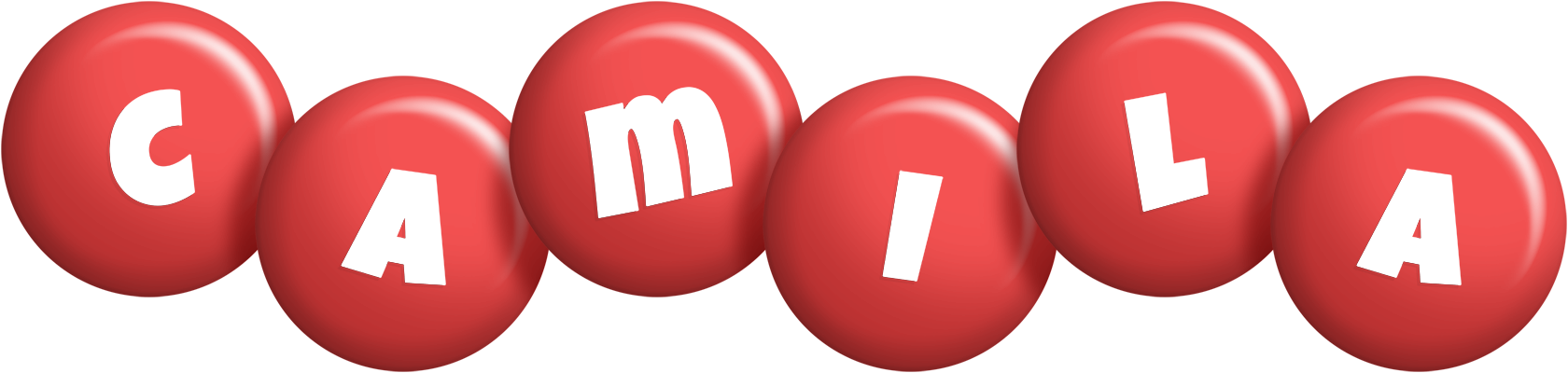 Camila candy-red logo
