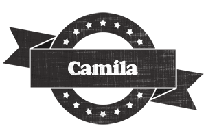 Camila grunge logo