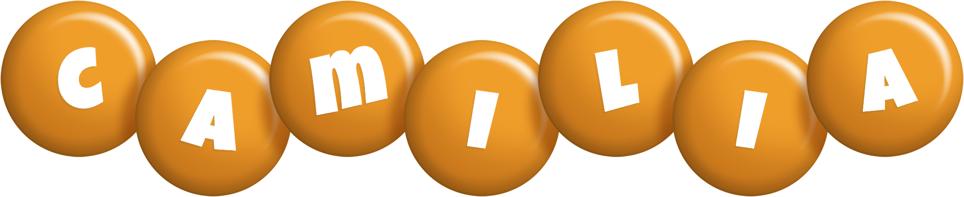 Camilia candy-orange logo