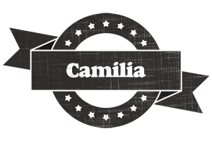 Camilia grunge logo