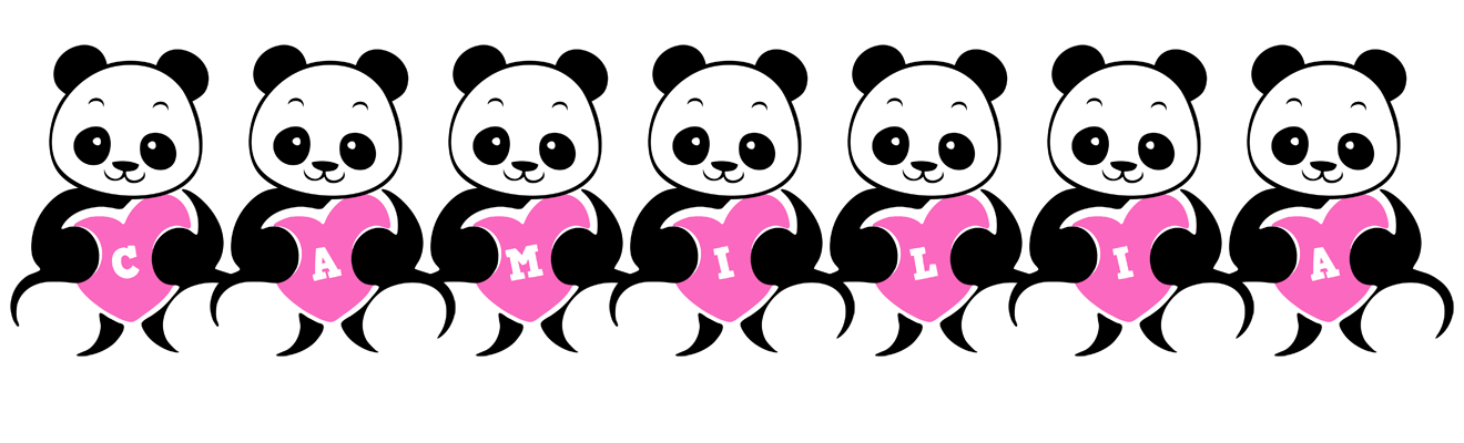 Camilia love-panda logo