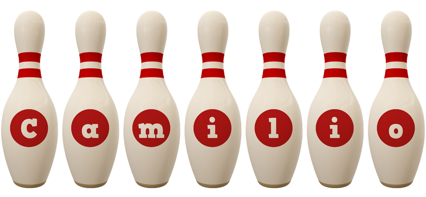 Camilio bowling-pin logo