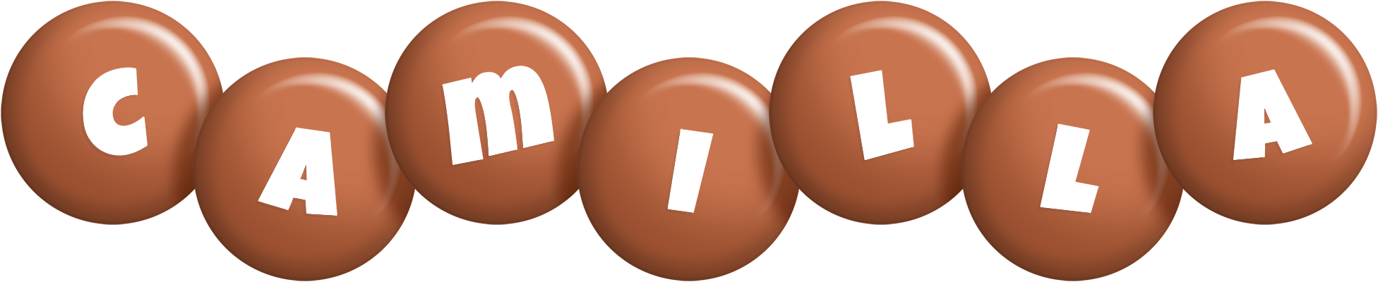 Camilla candy-brown logo