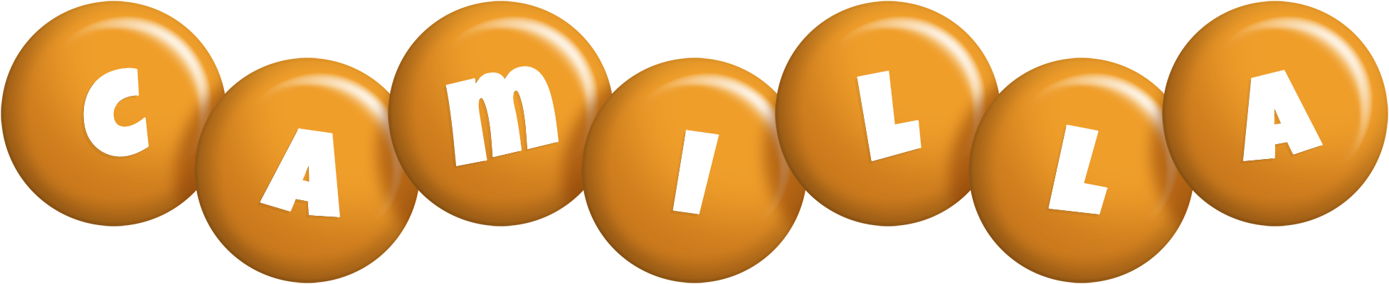 Camilla candy-orange logo