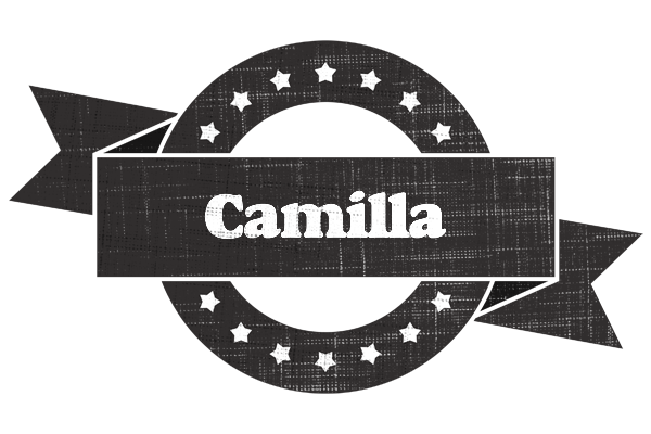 Camilla grunge logo