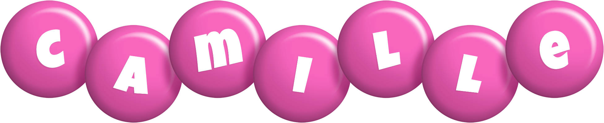 Camille candy-pink logo
