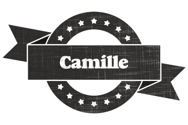 Camille grunge logo