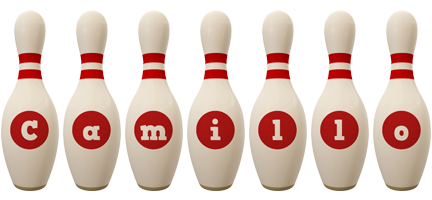 Camillo bowling-pin logo