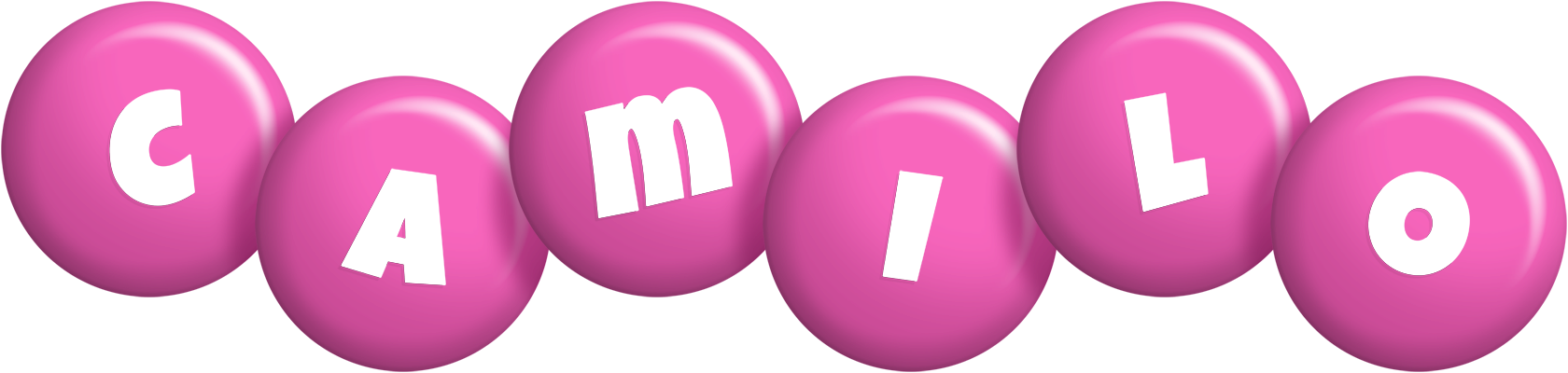 Camilo candy-pink logo
