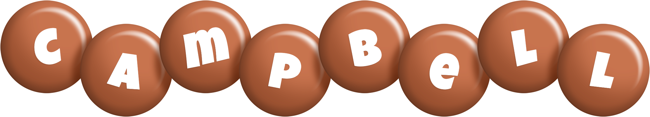 Campbell candy-brown logo